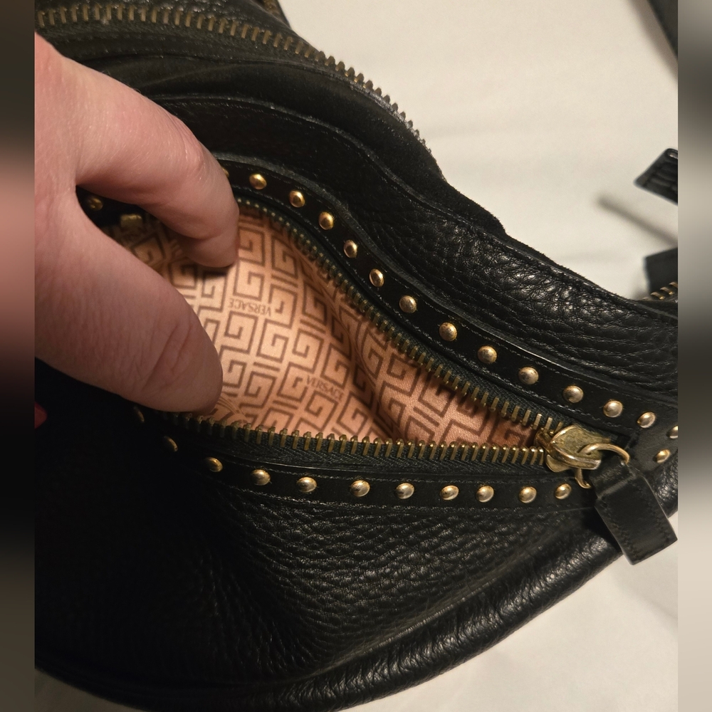 VERSACE Medusa Hobo Style Shoulder Bag - Picture 13 of 14